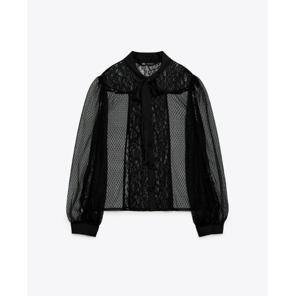 Zara Lace Shirt - Picture 4 of 6